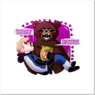 Scare Bear + Hank Posters and Art